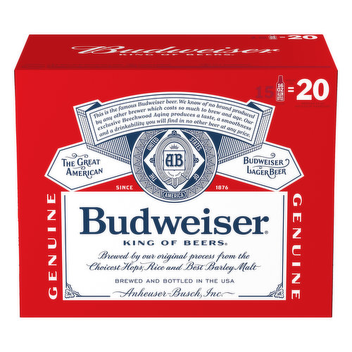 budweiser can label
