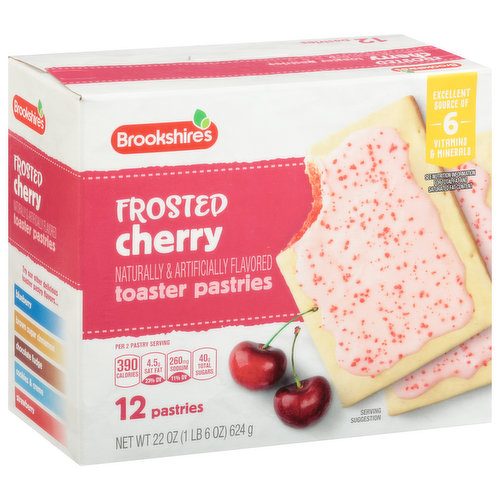 Brookshire's Frosted Cherry Toaster Pastries