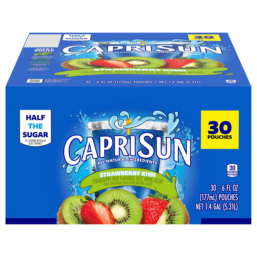 Capri Sun Juice Drink Blend, Strawberry Kiwi