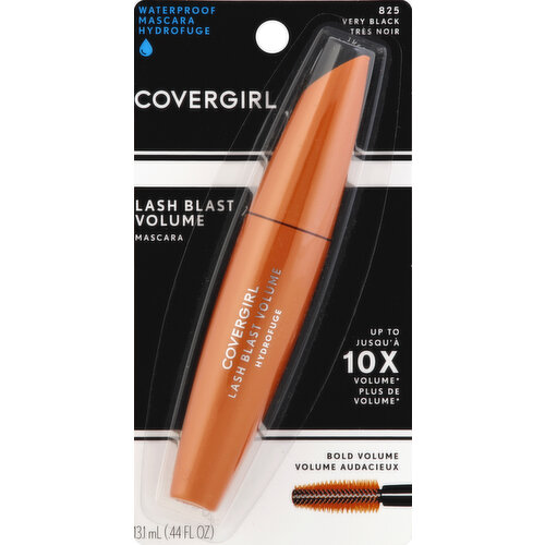 CoverGirl Mascara, Waterproof, Very Black 825