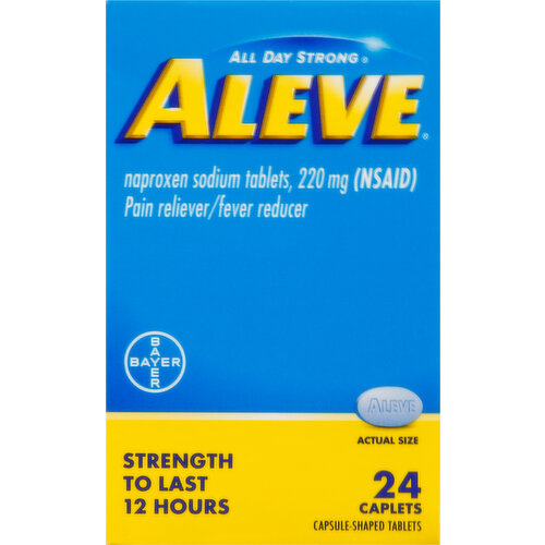 Aleve Pain Reliever/Fever Reducer, 220 mg, Caplets