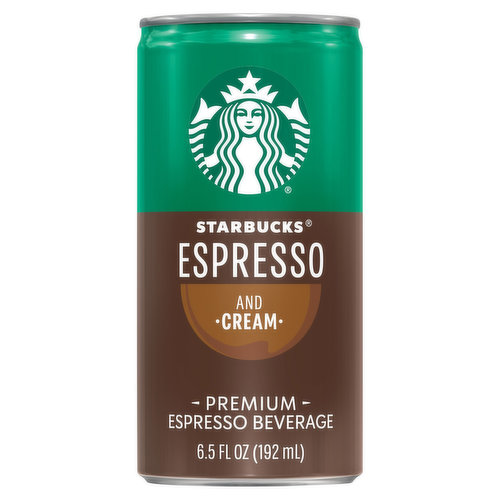 Starbucks Espresso Beverage, Premium, Espresso and Cream