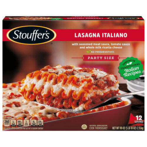 Stouffer's Lasagna, Italiano, Party Size