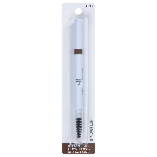 e.l.f. Brow Pencil, Instant Lift, Neutral Brown 21722