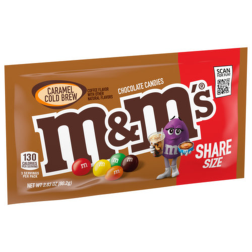 M&M's Peanut Dark Chocolate Candy, Family Size - 18 oz Bulk Bag