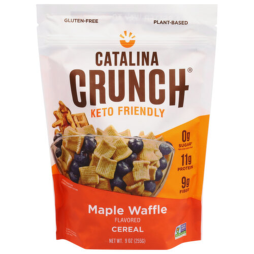 Catalina Crunch Cereal, Keto Friendly, Maple Waffle Flavored
