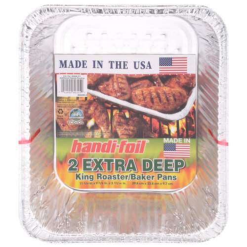 HANDI FOIL EXTRA DEEP BBQ KING UTILITY PAN