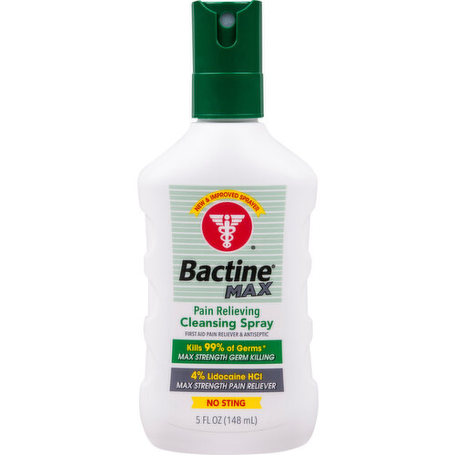 Bactine Cleansing Spray, Pain Relieving