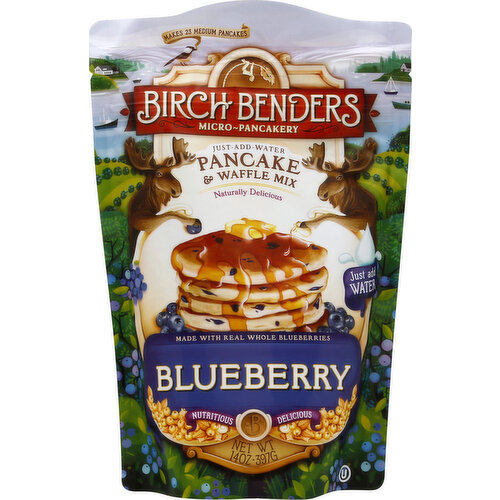 Birch Benders Pancake & Waffle Mix, Blueberry