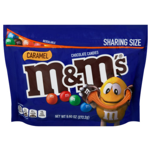 M&M's Chocolate Candies, Fudge Brownie, Share Size