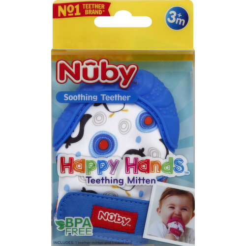 Nuby Teething Mitten, 3+ Months