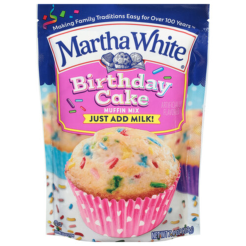 Martha White Muffin Mix, Birthday Cake