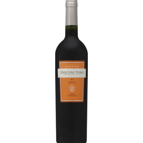 Pascual Toso Malbec, Mendoza Argentina, 2011