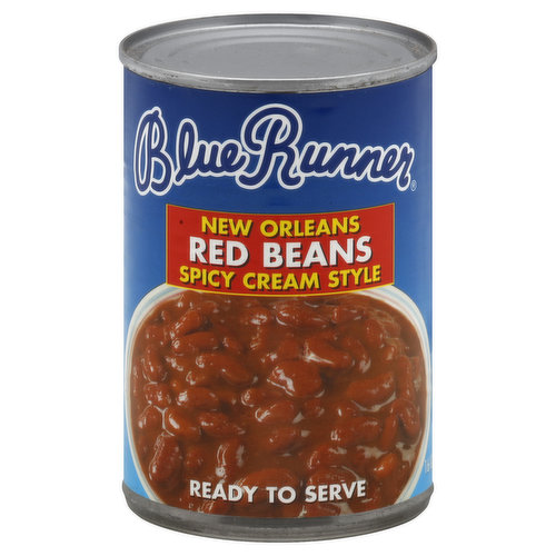 Blue Runner Red Beans, New Orleans, Spicy Cream Style