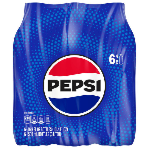 Pepsi Cola, 20oz, Bottle, Allergens Free, Soft Drink