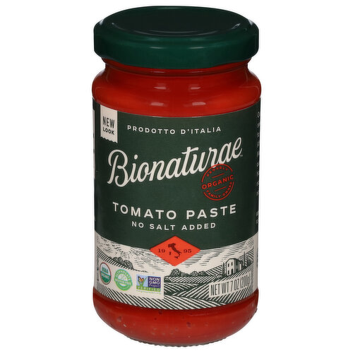 bionaturae Tomato Paste, No Salt Added