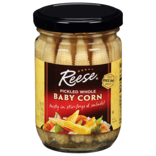 Reese Baby Corn, Pickled, Whole - Super 1 Foods