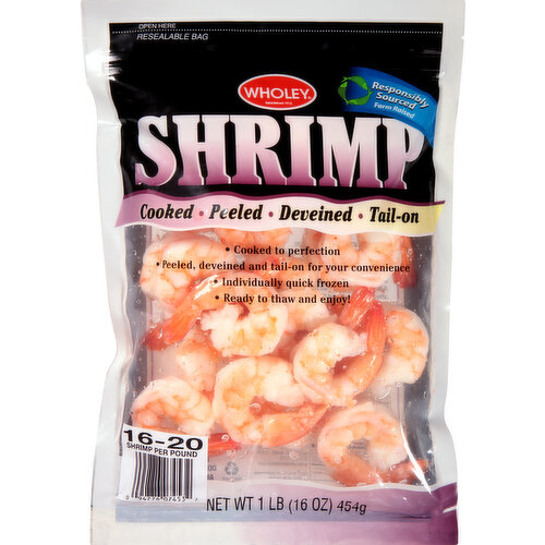 Wholey Shrimp, Cooked