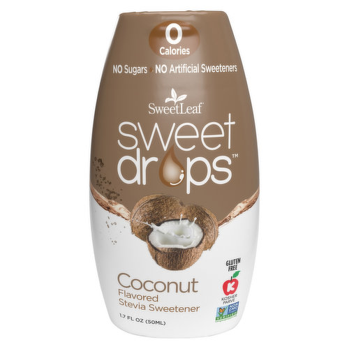 SweetLeaf Stevia Sweetener, Coconut Flavored