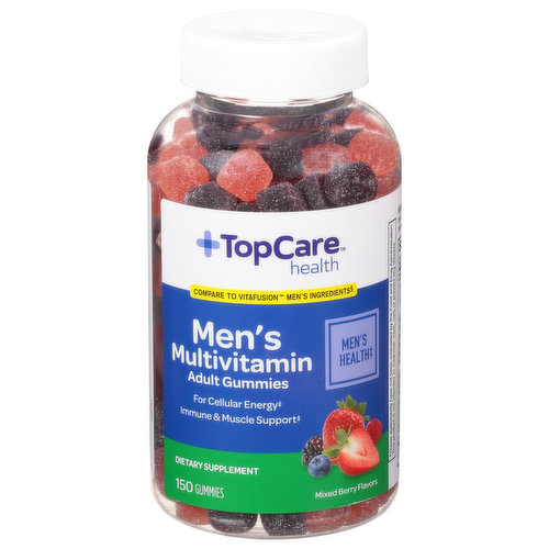 TopCare Multivitamin, Men's, Gummies, Mixed Berry Flavors