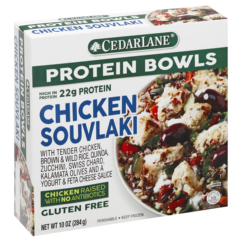 CedarLane Chicken Souvlaki, Protein Bowls