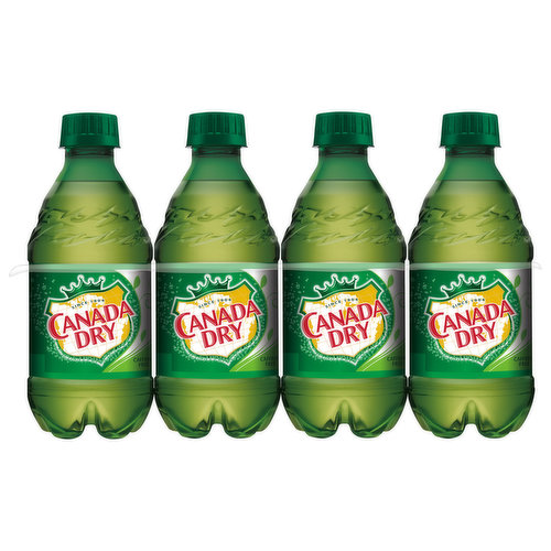 140 calories per bottle. Caffeine free. Since 1904. Not intended for individual resale. canadadry.com. Please recycle.
