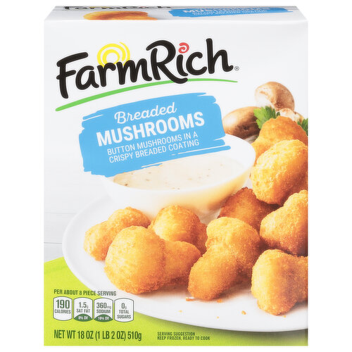 Farm Rich Mushrooms, Breaded