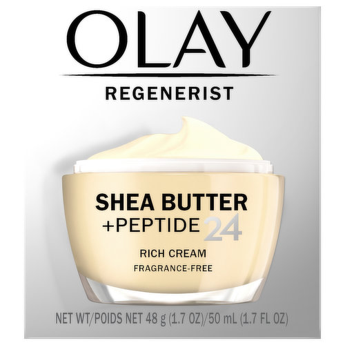 Olay Rich Cream, Shea Butter + Peptide 24