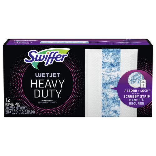 Swiffer Mopping Pads, Heavy Duty