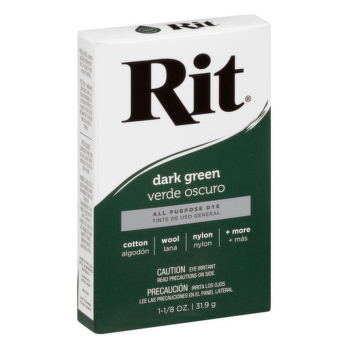 Rit All Purpose Dye, Dark Green