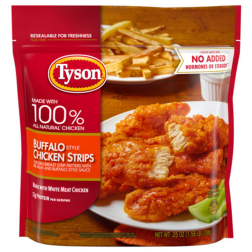 Tyson Tyson Buffalo Style Chicken Strips, 25 oz (Frozen)