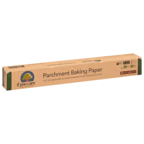Unbleached Parchment Paper for Baking, 12 in x 240 ft, 240 Sq.ft, Baking  Paper, Non-Stick Parchment Paper Roll for Baking, Cooking, Grilling, Air