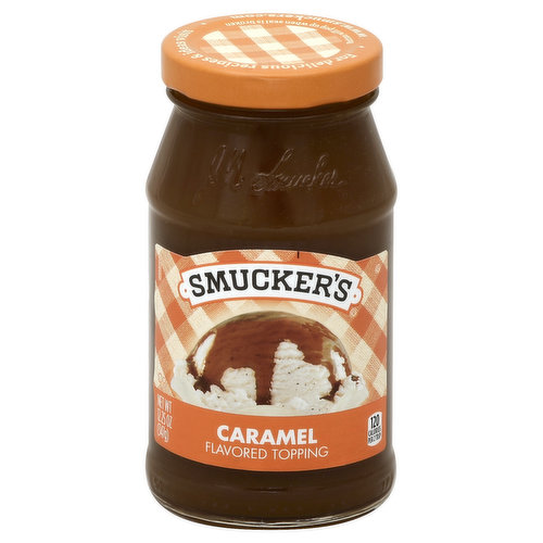 120 calories per 2 tbsp. For delicious recipes & ideas visit - www.smuckers.com. Visit our website for sweet inspirations! smuckers.com. Questions? Comments? Call toll free 1-888-550-9555.