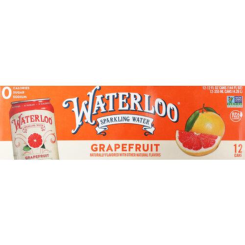 Waterloo Sparkling Water, Grapefruit