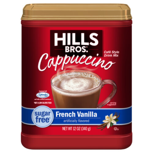 Hills Bros. Drink Mix, Sugar Free, French Vanilla