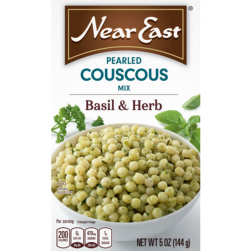 Near East Couscous Mix, Pearled, Basil & Herb