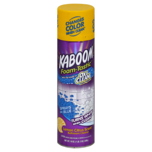 Kaboom Bathroom Cleaner, Lemon Citrus Scent