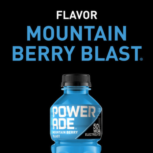 Powerade Sports Drink, Zero Sugar, Mixed Berry - 8 pack, 20 fl oz