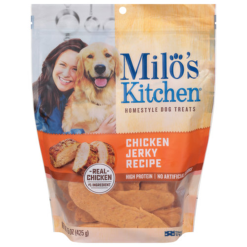 Milo's Kitchen Dog Treats, Chicken Jerky Recipe