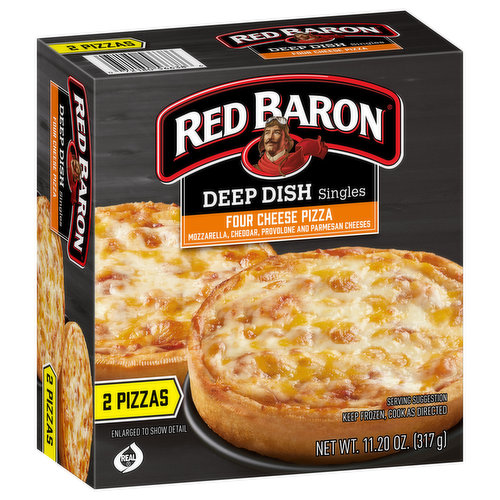 Red Baron Pizza, Classic Crust, Four Cheese