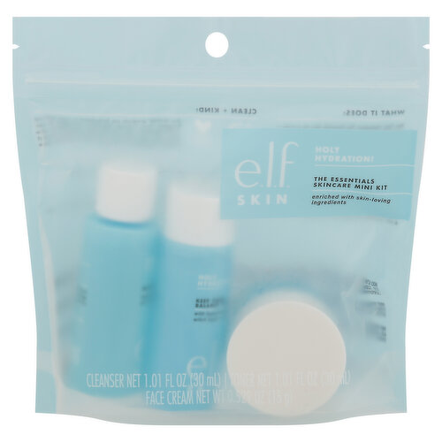 e.l.f. Skincare Mini Kit, Holy Hydration! The Essentials