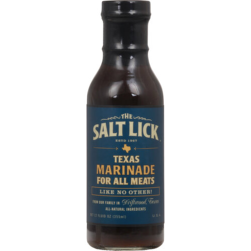 The Salt Lick Marinade, Texas