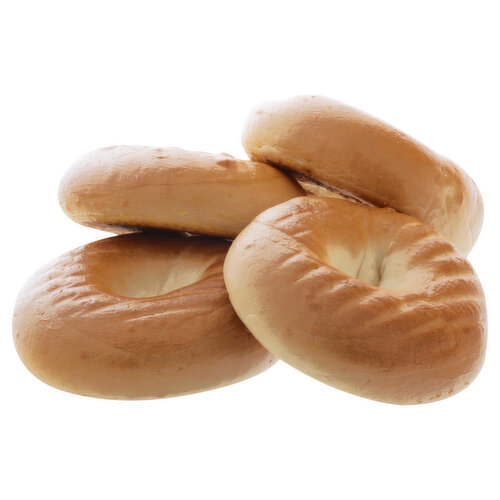 Fresh Plain Bagels