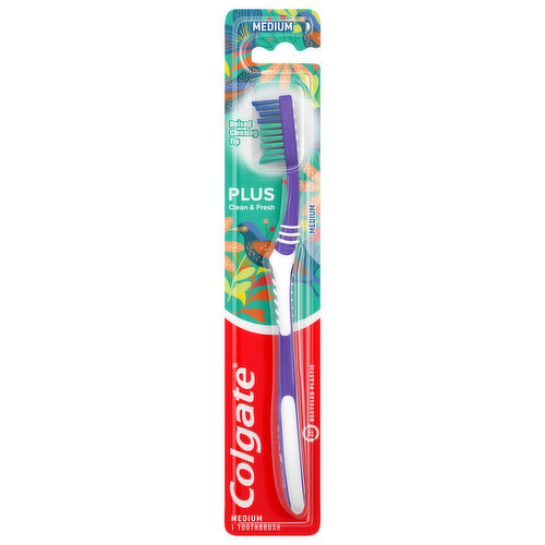 Colgate Toothbrush, Clean & Fresh, Medium