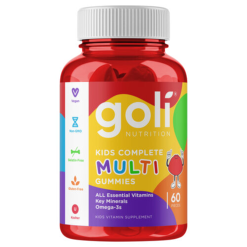 Goli Nutrition Multi, Complete, Kids, Gummies