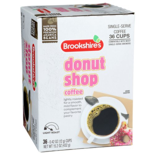 Brookshire's Single Serve Coffee Cup - Donut Shop Light Roast Blend