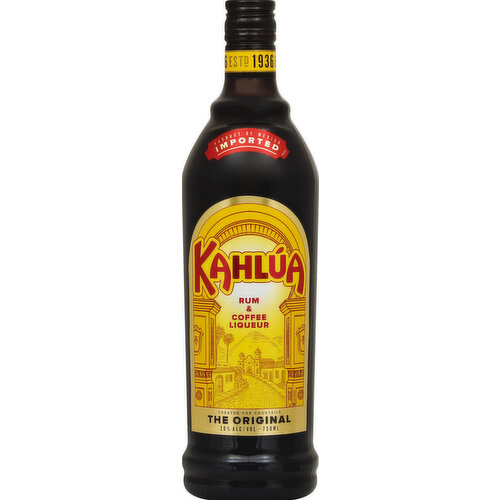 Kahlua Liqueur, Rum and Coffee