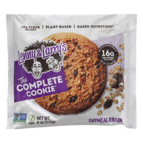 Lenny & Larrys The Complete Cookie, Oatmeal Raisin