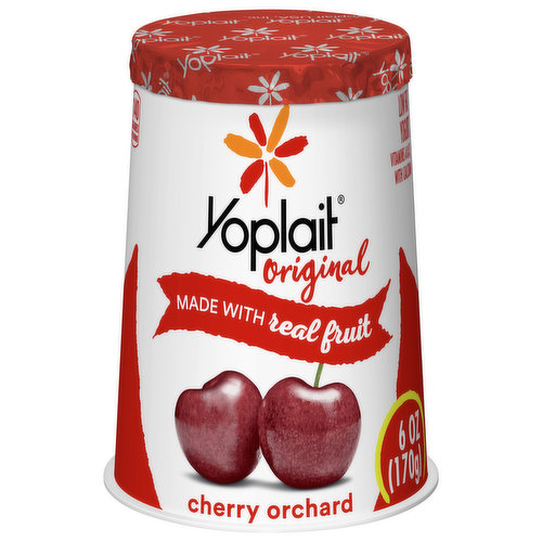 Yoplait Yogurt, Low Fat, Cherry Orchard