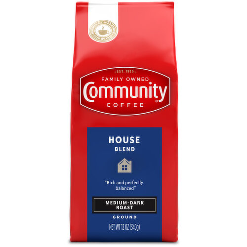 Community Coffee House Blend Medium-Dark Roast Ground Coffee